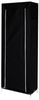 dibea Faltschrank schmal mit Vlieshülle 60 x 160 x 30 cm, schwarz Bild 2