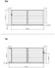Vente-unique - NAZARIO Eingangstor PlastikMetallMetall Grau - B 4,6 cm x H 163 cm x L 348 cm Bild 5