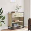 vidaXL Sideboard Sonoma-Eiche 68x35x76 cm Holzwerkstoff 848985 Bild 3