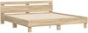 vidaXL Bettrahmen mit LED Sonoma 193 x 203 cm Holzwerkstoff 3402850 Bild 5