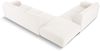 Micadoni Ecksofa Molino 6-Sitzer Links Boucle Weiß Bild 3