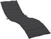 vidaXL Sonnenliegen-Auflage, Oxford-Gewebe schwarz, 200 x 70 x 3 cm Bild 2