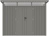 Metall Gerätehaus Modell Skylight 5,80 m² Alu Grau Bild 4