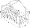 Kinderbett Lorenskog 90x200 cm Natur [en. casa] Bild 3