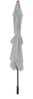 Doppler Mittelstockschirm "myZONE 300x200" Auto-Tilt, hellgrau, 300 x 200 cm Bild 3