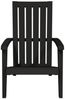 vidaXL Adirondack-Gartenstühle 2 Stk. Schwarz Polypropylen 364167 Bild 4