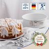 Dr. Oetker Springform Ø 20 cm White Christmas Baking, runde Backform mit Antihaftbeschichtung, hochwertige Form, Backform aus Stahlblech, vielseitige Garantieform (Farbe: Weiß) Bild 2