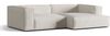 Micadoni Ecksofa Nuria 4-Sitzer Rechts Boucle Grau Beige Melange Bild 2