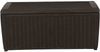 Kissenbox Rattanoptik Sumatra, mocca ca. 145x73x64 cm, Kunststoffgeflecht Bild 4