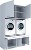 Laundreezy Mehrzweckschrank-Set Laundreezy, 4-tlg. Mehrzweckschrank-Set B/H/T 135/238/68 cm, (4-St), Breite 135 cm, Soft-Close-Funktion, höhenverstellbare Füße Bild 3