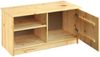 Schuhschrank 91 x 48 x 38 cm Kiefer Natur Bild 4