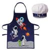 COFI 1453 Kochschürze Astronaut Kinder Schürze und Mütze für kreativen Spaß in der Küche Bild 4