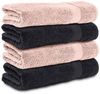 Komfortec Handtuch Set 100% Baumwolle, 470 g/m², Frottee (Set, 4-St), Handtücher 50x100 cm Set, Weich Bild 5