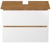 GARLIVO Waschbeckenunterschrank GLB-80 mit Schubladen, Badezimmer Waschtischunterschrank, Weiß Breite 80cm, Soft-Close, Push-to-Open/ Tip-On, Hängend Bild 2