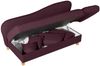 Selma Recamiere mit Armteil rechts klappbar Flachgewebe Burgund Buche Natur Bild 5