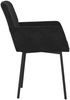 Esszimmerstühle 2 Stk. Schwarz Samt [344785] Bild 5