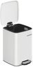 Songmics Mülleimer Küche, 20/30 Liter Abfalleimer, Tretmülleimer, Stahl, mit Inneneimer, Softclose, Offenhaltefunktion, wolkenweiß LTBDE593W02 Bild 2