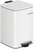 Songmics Mülleimer Küche, 20/30 Liter Abfalleimer, Tretmülleimer, Stahl, mit Inneneimer, Softclose, Offenhaltefunktion, wolkenweiß LTBDE593W02 Bild 5