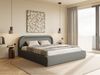 Selsey 'Ruvi' Polsterbett mit Lattenrost und Stauraum, grau, 160x200 cm Bild 2