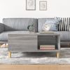 vidaXL Couchtisch Grau Sonoma 80x80x36,5 cm Holzwerkstoff 821098 Bild 3