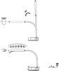 Eglo 96435 LED Tischleuchte LAROA H:32,5cm L:48cm Kunststoff weiß 4,2W 4000K mit Touchdimmer Bild 4