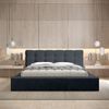 Polsterbett Doppelbett ANTONIO 180x200cm in Stoff Ditra Blau Bild 2