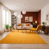 Designer Teppich - WarmEmbrace 340 x 240 cm - gold Bild 2
