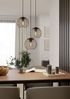 EGLO Hängeleuchte ALMANZORA Pendellampe - Stahl - E27 - 3X60W - IP20, ohne Leuchtmittel, Hängelampe, Deckenlampe, Wohnzimmer, Esszimmer, H130 x Ø46,5 cm Bild 2