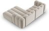 Micadoni Modulares Ecksofa Lupine 3-Sitzer Rechts Samtstoff Salvador Beige Bild 4