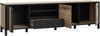 FORTE Hayato TV-Unterschrank, Holzwerkstoff, Braun/Schwarz, 199,2 x 56,4 x 42 cm Bild 5