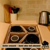 BigDean 6 Stück Kaffeetassen 400ml schwarz matt Kaffeebecher Keramik - Hochwertiges Kaffeetassen Set modernes Tassen Set in Geschenkbox Bild 4