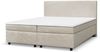 Boxspringbett Paxos Cordstoff Beige 180x200 Hotelbett Bonellfederkern Bett Bild 2