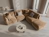 Micadoni Modulares Ecksofa Chris 4-Sitzer Rechts Samt Sand Bild 5