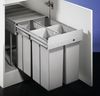 WESCO 757711-85 Abfallsorter 40 (4x10) Liter QUARTA 1 ab 40 cm Schrankbreite Bild 3