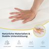 Kaltschaummatratze 7-Zonen Rollmatratze mit waschbarem Bezug, 12 / 16 / 18 / 22 cm Höhe, Napsie, H3, Ergonomische Allround-Matratze für komfortablen Schlaf im Alltag Bild 3