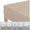 OTTO home Spannbettlaken Cremona, BASIC und PREMIUM Qualität, mit Elasthan, Baumwolle, Jersey (180 g/m), Gummizug: rundum, (1 Stück), Jersey Bettlaken ab Größe 90x200 cm, Strapazierfähig und langlebig Bild 4