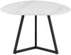 riess-ambiente Couchtisch MARVELOUS 90cm weiß/schwarz – Keramik, Metallgestell, Marmor-Design (Einzelartikel, 1-St), pflegeleichte Keramikplatte & stabiles Gestell – ideal für Wohnzimmer Bild 4