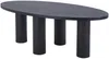 Vente-unique - FALYN Esstisch Holz, Platte Schwarz - B 110 cm x H 75,5 cm x L 220 cm Bild 3