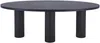 Vente-unique - FALYN Esstisch Holz, Platte Schwarz - B 110 cm x H 75,5 cm x L 220 cm Bild 2