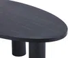 Vente-unique - FALYN Esstisch Holz, Platte Schwarz - B 110 cm x H 75,5 cm x L 220 cm Bild 4