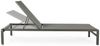Gartenliege Ronoko 2er-Set Aluminium, modern verstellbar, anthrazit, stapelbar für Outdoor Bild 2