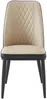 Vente-unique - MILDURA Stuhl Kunstleder GrauBeige - B 56,5 cm x H 94 cm x L 46 cm Bild 3