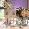 Koziol Cheers Love Sektglas mit Druck, Sekt Glas, Champagnerglas, Proseccoglas, Weiß, 19. 1 cm, 3780525 Bild 3