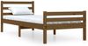 Massivholzbett Honigbraun 75x190 cm 2FT6 Small Single [814782] Bild 2