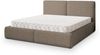 Masseno Polsterbett FELURO 160x200 cm braun (mit Bettkasten und Lattenrost) Bild 2