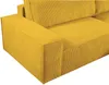 Vente-unique - AMELIA Sofa SamtStoff Gelb - B 167 cm x H 85 cm x L 267 cm Bild 5