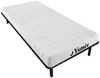 Vente-unique - STELO Mattress and bed base set MetallStoff Schwarz - B 90 cm88 cm3,8 cm x H 12 cm5 cm25 cm x L 190 cm188 cm3,8 cm Bild 1