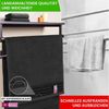 2er Set Saunatücher Plain schwarz 90x200 - Größe: 90x200, Farbe: Schwarz Bild 4