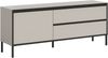 Lowboard B/H/T: 150x62x38 cm in Kaschmir Nachbildung und schwarz Bild 1