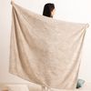Wohndecke Kuscheldecke mit Blattmuster RYO, 180 x 230 cm, Atmosphera Créateur d'intérieur Bild 4